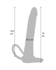 GET REAL DOUBLE TROUBLE PENETRADOR ANAL SILICONA 16 CM