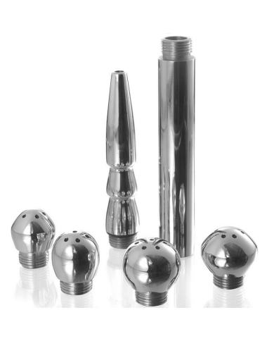 METAL HARD SET LIMPIEZA VAGINAL ANAL 5PCS