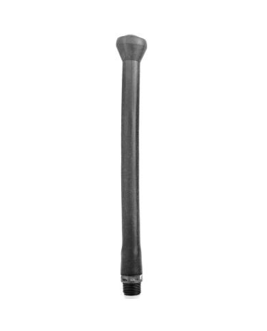 ALL BLACK DUCHA ANAL SILICONA SISTEMA STOPPER 27 CM