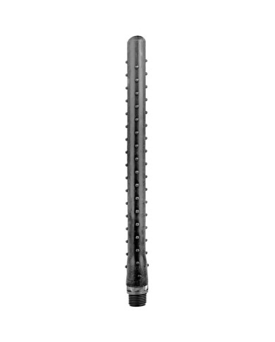 ALL BLACK RIDGED DUCHA ANAL SILICONA 27 CM
