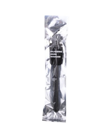 ALL BLACK RIDGED DUCHA ANAL SILICONA 27 CM