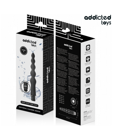ADDICTED TOYS LIMPIADOR ANAL CON ADAPTADOR UNIVERSAL MODELO 5