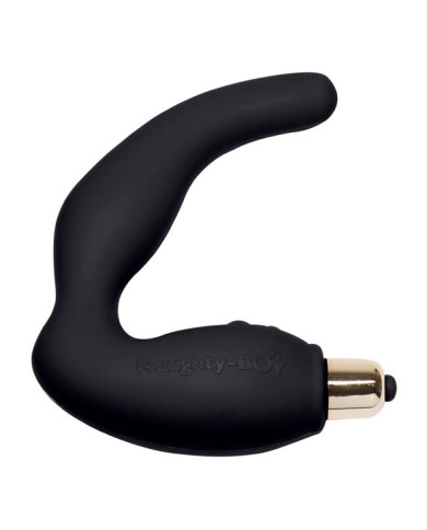 ROCKS OFF NAUGHTY BOY MASAJEADOR DEL PUNTO G MASCULINO 7 V NEGRO