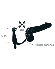 ADDICTED TOYS VIBRADOR PROSTATICO NEGRO 10 CM