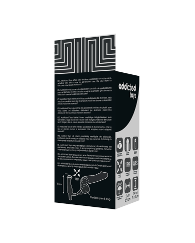 ADDICTED TOYS VIBRADOR PROSTATICO NEGRO 10 CM