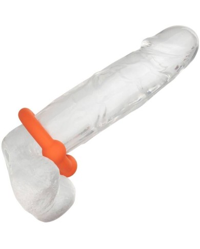 CALEXOTICS ALPHA ANILLO DOBLE BOLA NARANJA CALEXOTICS ALPHA ANILLO DOBLE BOLA NARANJA