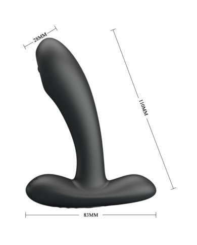PRETTY LOVE REMINGTON MASAJEADOR VIBRADOR ANAL Y VAGINAL NEGRO