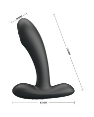 PRETTY LOVE REMINGTON MASAJEADOR VIBRADOR ANAL Y VAGINAL NEGRO