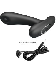 PRETTY LOVE REMINGTON MASAJEADOR VIBRADOR ANAL Y VAGINAL NEGRO
