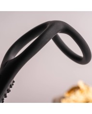 ROCKS OFF RO ZEN RRO PLUG ANAL CON ANILLO VIBRADOR PARA EL PENE NEGRO
