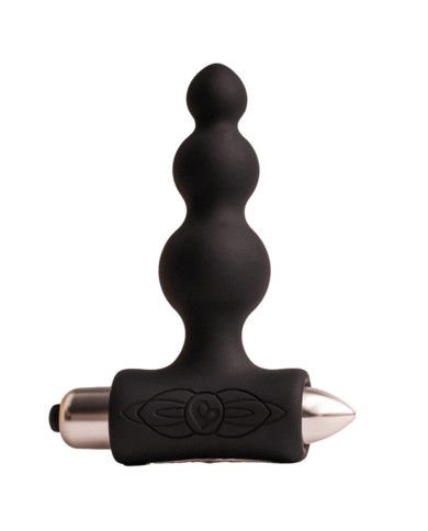 ROCKS OFF PETITE SENSATIONS BUBBLES PLUG ANAL VIBRADOR NEGRO