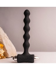 ROCKS OFF PETITE SENSATIONS PEARLS PLUG ANAL VIBRADOR NEGRO