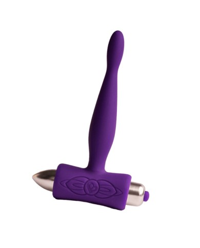 ROCKS OFF PETITE SENSATIONS TEAZER PLUG ANAL VIBRADOR MORADO