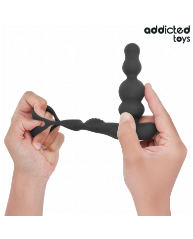 ADDICTED TOYS MASAJEADOR PROSTATICO ROTATORIO CONTROL REMOTO