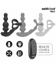 ADDICTED TOYS MASAJEADOR PROSTATICO ROTATORIO CONTROL REMOTO