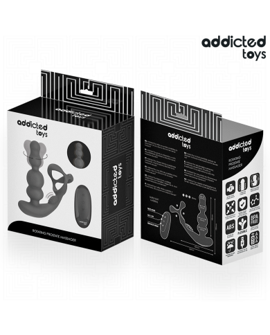 ADDICTED TOYS MASAJEADOR PROSTATICO ROTATORIO CONTROL REMOTO