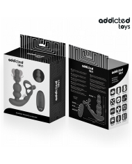 ADDICTED TOYS MASAJEADOR PROSTATICO ROTATORIO CONTROL REMOTO