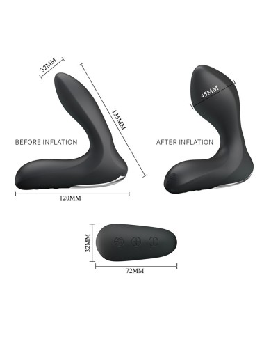 MR PLAY MASAJEADOR DE PROSTATA CON VIBRACION CONTROL REMOTO