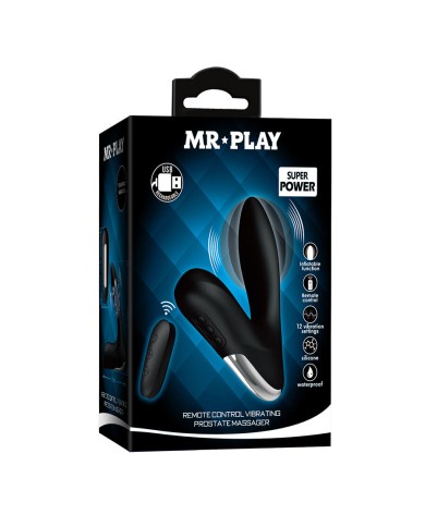 MR PLAY MASAJEADOR DE PROSTATA CON VIBRACION CONTROL REMOTO