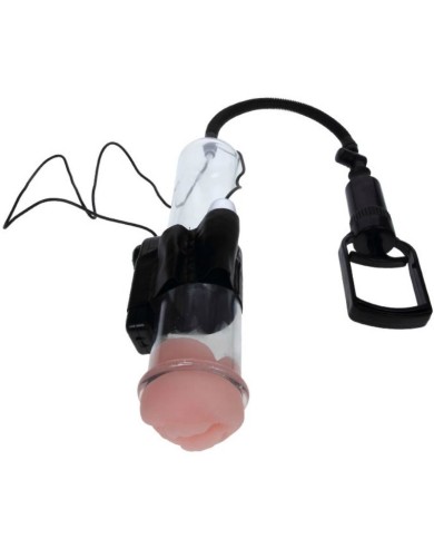 BAILE BOMBA DE ERECCION CON TIRADOR DE DEDO Y VIBRACION