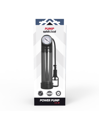 PUMP ADDICTED BOMBA ERECCION RX9 TRANSPARENTE