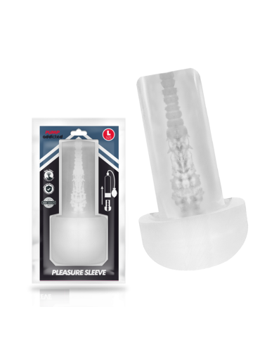PUMP ADDICTED PLEASURE SLEEVE MASTUBADOR TALLA L