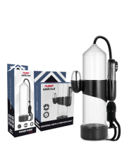 PUMP ADDICTED BOMBA ERECCION RX5 TRANSPARENTE CON VIBRADOR
