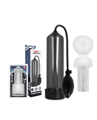 PUMP ADDICTED RX3 BOMBA ERECCION NEGRO CON MASTURBADOR