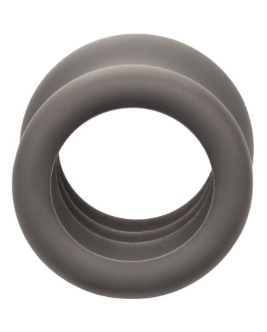 CALEXOTICS ALPHA ANILLO EXTENSION ESCROTO DOBLE NEGRO CALEXOTICS ALPHA ANILLO EXTENSION ESCROTO DOBLE NEGRO