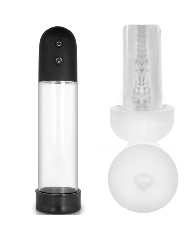 PUMP ADDICTED BOMBA ERECCION RX11 AUTOMATICA CON MASTURBADOR