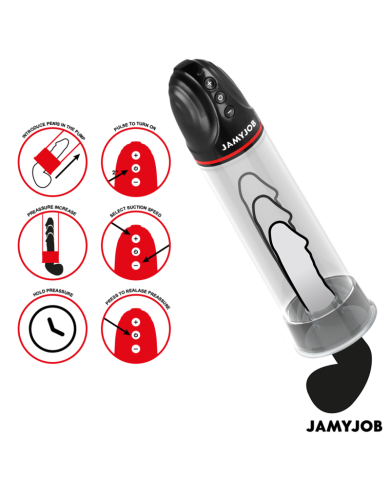 JAMYJOB XPAND BOMBA AUTOMATICA 3 NIVELES DE SUCCIONADOR GRIS