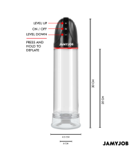 JAMYJOB XPAND BOMBA AUTOMATICA 3 NIVELES DE SUCCIONADOR GRIS