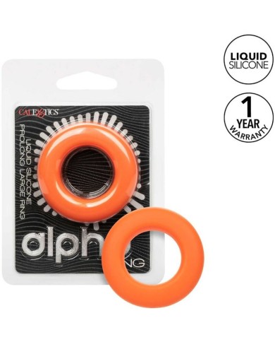 CALEXOTICS ALPHA ANILLO PROLONG GRANDE NARANJA CALEXOTICS ALPHA ANILLO PROLONG GRANDE NARANJA
