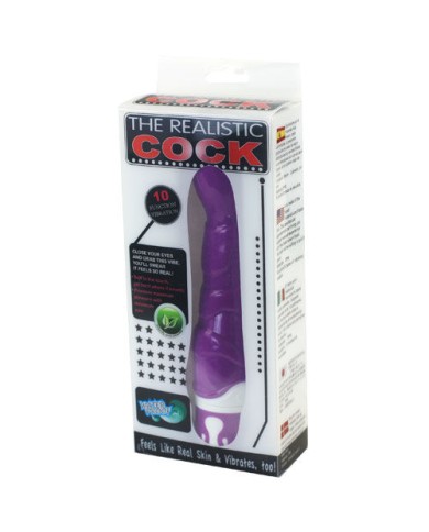 BAILE REALISTIC COCK 10 RITMOS SENSATION VIOLETA