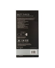 ROCKS OFF BUTT THROB ESTIMULADOR DEL PUNTO P 7 VELOCIDADES NEGRO