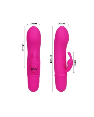 PRETTY LOVE FLIRTATION VIBRADOR CON RABBIT CAESAR