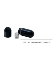 PRETTY LOVE THIMBLE ANILLO VIBRADOR NEGRO