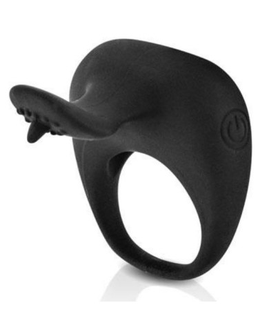 PRETTY LOVE THIMBLE ANILLO VIBRADOR NEGRO