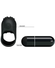 PRETTY LOVE FLIRTATION DEDAL CON VIBRACION STEWARD NEGRO