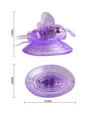 BAILE MARIPOSA VIBRADORA ESTIMULACION CLITORIS LILA