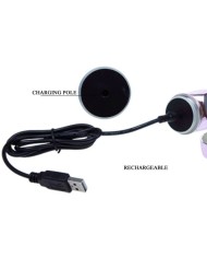BAILE VIBRADOR RECARGABLE CON ROTACION Y ESTIMULADOR THROBBING BUTTERF