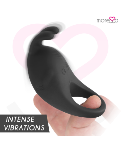 MORESSA BRAD PREMIUM SILICONE RECARGABLE NEGRO