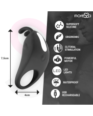 MORESSA BRAD PREMIUM SILICONE RECARGABLE NEGRO