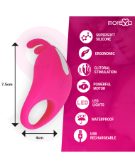 MORESSA BRAD PREMIUM SILICONE RECARGABLE ROSA