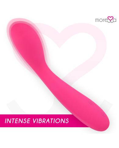 MORESSA DRUSO MASAJEADOR DUO PUNTO G Y SUERO PELVICO PREMIUM SILICONE RECARGABLE