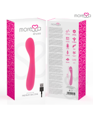 MORESSA DRUSO MASAJEADOR DUO PUNTO G Y SUERO PELVICO PREMIUM SILICONE RECARGABLE
