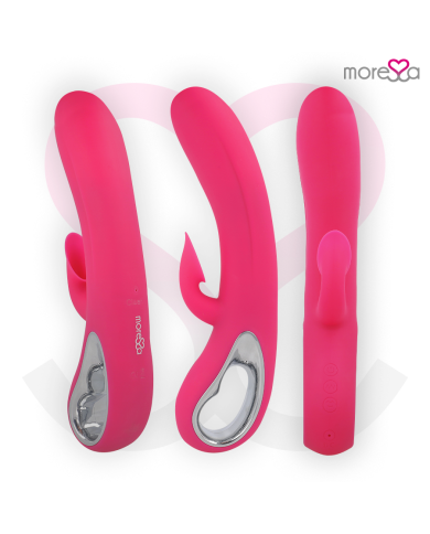 MORESSA DUSTIN SUCCIONADOR CLITORIAL Y POTENTE VIBRACION PREMIUM SILICONE RECARGABLE