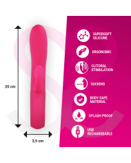 MORESSA DUSTIN SUCCIONADOR CLITORIAL Y POTENTE VIBRACION PREMIUM SILICONE RECARGABLE