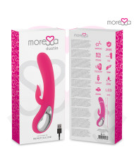 MORESSA DUSTIN SUCCIONADOR CLITORIAL Y POTENTE VIBRACION PREMIUM SILICONE RECARGABLE