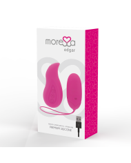 MORESSA EDGAR SET DUO HUEVO REMOTO Y MANDO CON VIBRACION INCORPORADA PREMIUM SILICONE CONTROL REMOTO